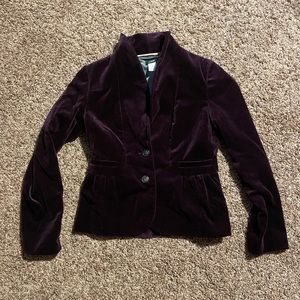 Women’s J Crew Velvet Blazer